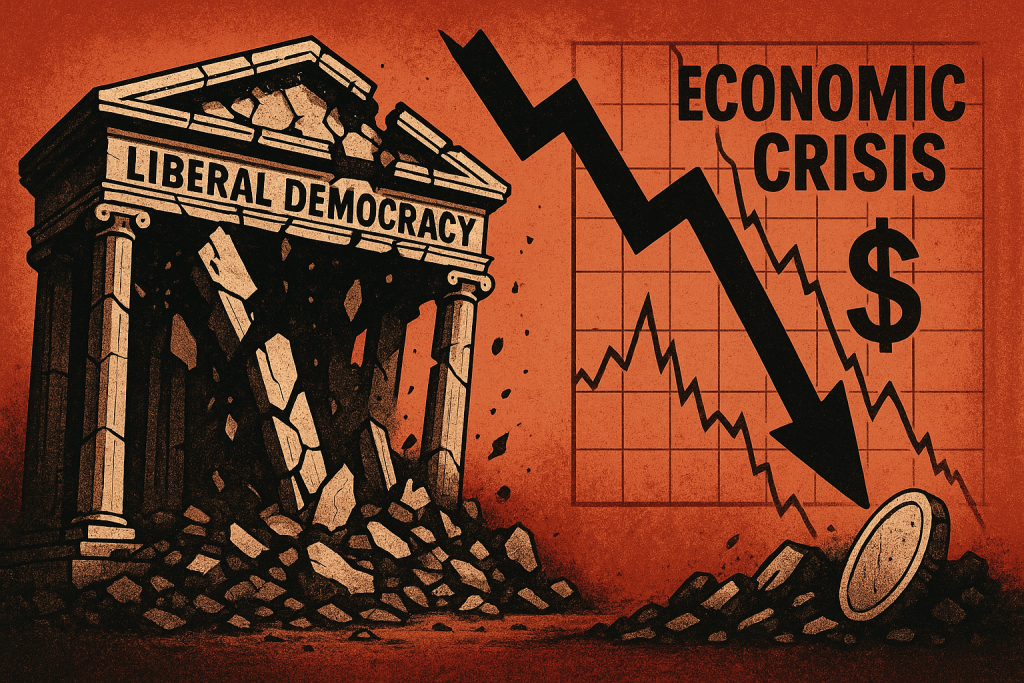 Liberal Democracy’s Collapse and a Market Crash
